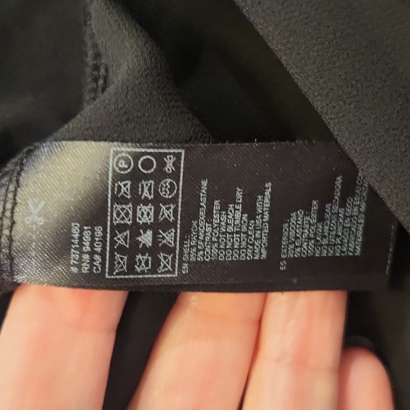 Forever 21 Black High-low 3/4 Long Sleeve Top Size M! - Picture 3 of 7